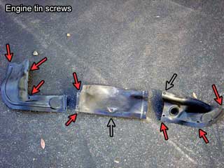 engine tin screws